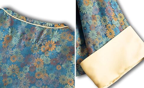 HangErFeng Women's Silk Song Brocade Loose Fit Round Neck Jacket 315 in Kuwait