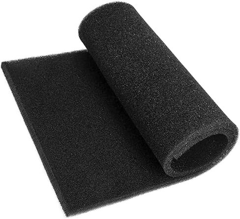 Air Filter Foam Sheet Material Replacement,Universal Filter Foam for UNI 12" x 24" x 3/8"40PPI,Reusable Air Filter for Cutting and Fitting Purifier,Aquarium, Fish Tank, Air Conditioner in Kuwait