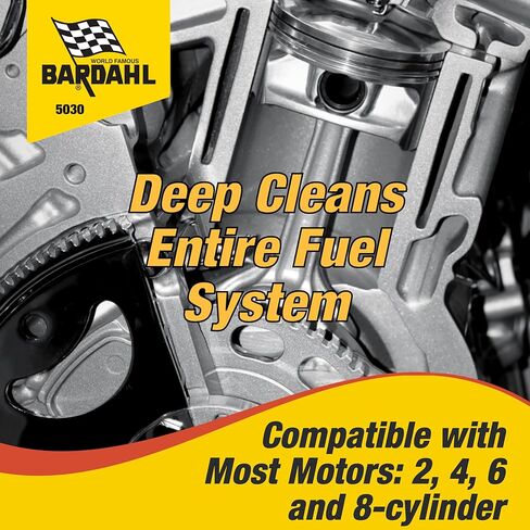 Bardahl Multi-Engine Advanced Fuel Additive Fuel System Cleaner and Fuel Stabilizer for Gasoline and Diesel Fuel (Pack of 1) in Saudi Arabia
