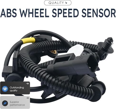 2 قطعة مستشعر سرعة العجلات الأمامية اليسرى واليمنى ABS متوافق مع Ford F-250 F-350 F-450 F-550 F250 F350 F450 F550 Super Duty ALS2728 w/Monobeam Suspension 13 14 15 16 2013 2014 2015 2016 in Saudi Arabia