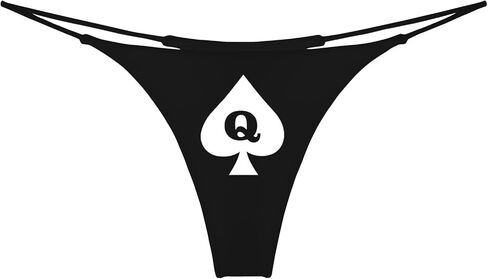 BBC Queen G-String Thong Sports Underwear, Queen of Spades Panties for Women in Saudi Arabia