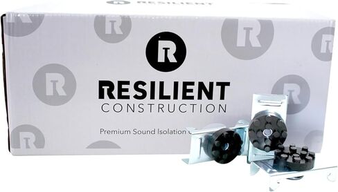 Premium Sound Isolation Clips - Pack of 100 - Ideal for Soundproofing Walls and Ceilings - Decouple Walls and Ceilings - Floating Room - Home, Office, Recording Studio, Apartments (100) in Saudi Arabia