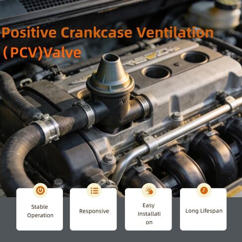 صمام PCV يستبدل 12685407 12665644 متوافق مع Chevy Cruze Malibu Equinox Trax Volt 1.5L، Buick Encore، GMC Terrain 2016-2025 تهوية علبة المرافق الإيجابية in Kuwait
