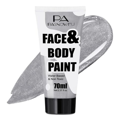 Red Washable Face Paint 70ml , Water-Based Cream Body Paint for Devil, Spider-Man Joker Looks, Non-Toxic Full Coverage Face Body Paint for Halloween SFX Cosplay Makeup ,Costume Events,Party in Saudi Arabia
