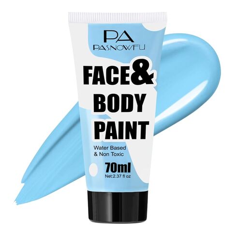 Red Washable Face Paint 70ml , Water-Based Cream Body Paint for Devil, Spider-Man Joker Looks, Non-Toxic Full Coverage Face Body Paint for Halloween SFX Cosplay Makeup ,Costume Events,Party in Saudi Arabia