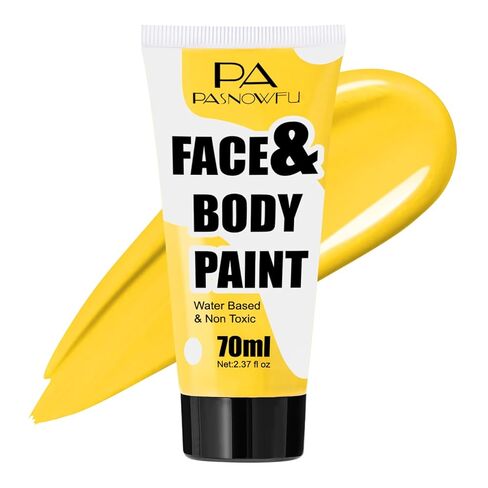 Red Washable Face Paint 70ml , Water-Based Cream Body Paint for Devil, Spider-Man Joker Looks, Non-Toxic Full Coverage Face Body Paint for Halloween SFX Cosplay Makeup ,Costume Events,Party in Saudi Arabia