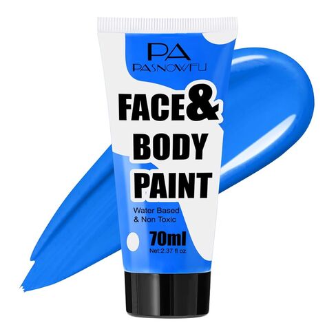 Red Washable Face Paint 70ml , Water-Based Cream Body Paint for Devil, Spider-Man Joker Looks, Non-Toxic Full Coverage Face Body Paint for Halloween SFX Cosplay Makeup ,Costume Events,Party in Saudi Arabia