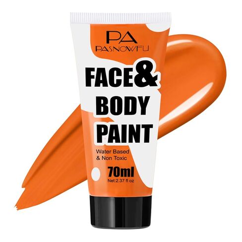 Red Washable Face Paint 70ml , Water-Based Cream Body Paint for Devil, Spider-Man Joker Looks, Non-Toxic Full Coverage Face Body Paint for Halloween SFX Cosplay Makeup ,Costume Events,Party in Saudi Arabia