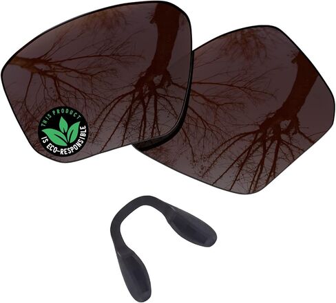 عدسات بديلة من البولي كربونات ووسادات أنف من Raydi لنظارات Oakley Targetline OO9397 الشمسية in Saudi Arabia