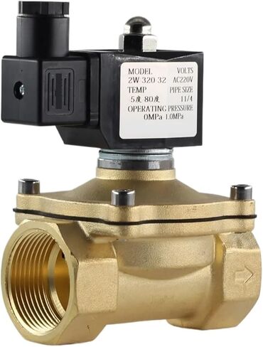 Normally closed solenoid valve water valve, IP65 fully enclosed coil, AC220V DC12V DC24V, G3/8" G1/2" G3/4" G1" G1-1/4" G1-1/2"(1",24V) in Saudi Arabia