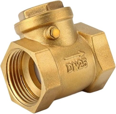 أنثى الموضوع النحاس عدم العودة سوينغ صمام الاختيار 232PSI منع ارتداد المياه DN32 DN40 DN50 اختياري (DN32) in Saudi Arabia