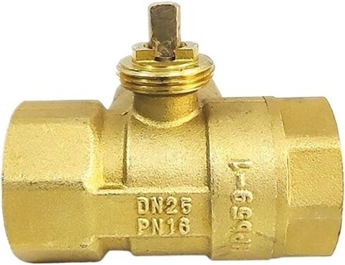3 Way DN32 Electric Motorized Thread Brass Ball Valve Body in Saudi Arabia