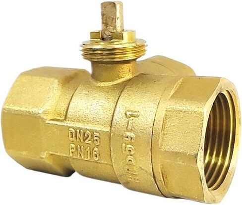 3 Way DN32 Electric Motorized Thread Brass Ball Valve Body in Saudi Arabia