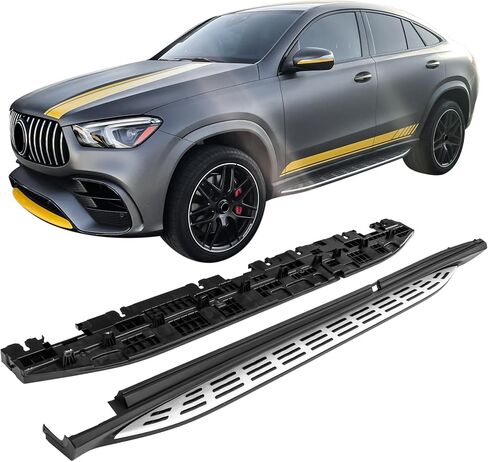 لوحات تشغيل من الألومنيوم متوافقة مع 2021 2022 2023 2024 GLE Coupe GLE53 GLE63 AMG C167 خطوة بديلة لقضبان Nerf الجانبية in Saudi Arabia