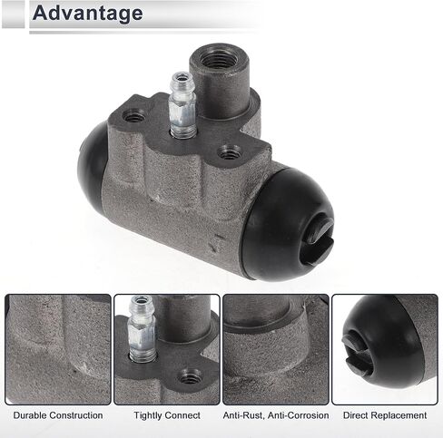 Rear Brake Wheel Cylinder for Nissan Versa 2009-2011 Durable Drum Brake Cylinder No.44100ED010 Aluminum Alloy 1 Pcs in Saudi Arabia