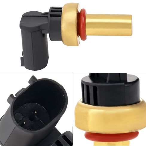 مستشعر درجة حرارة الماء Road Passion 55591401 213-4688 مفتاح درجة الحرارة متوافق مع Buick Encore 1.4L 2013-2017/ Chevy Cruze 1.4L 2011-2015/ Chevy Cruze 1.8L 2011-2017 in Saudi Arabia