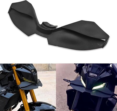 IZX Front Spoiler Kit Fits for MT-09 MT09 SP 2024 2025 Motorcycle Black Front Downforce Spoiler Winglet Aerodynamic Wing Kit Spoiler in Kuwait