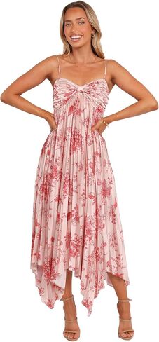 Petal & Pup Women's Vikki-Dress-red-Floral in Kuwait
