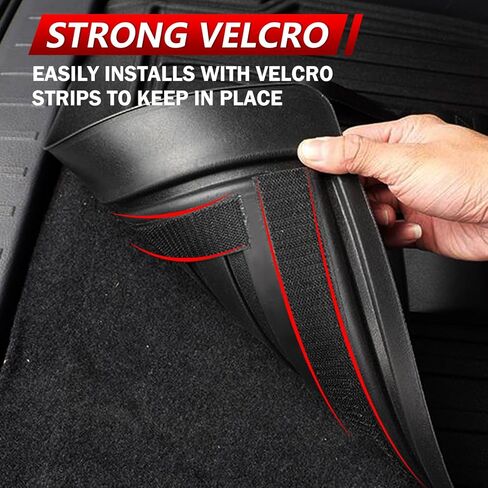 Marretoo for Genesis GV70 Cargo Mat 2025 2024 2023 2022 for Genesis GV70 Accessories Cargo Liner Seat Backrest 2 in 1 Mat All Weather TPE Black Trunk Cargo Liner لملحقات Genesis GV70 in Kuwait