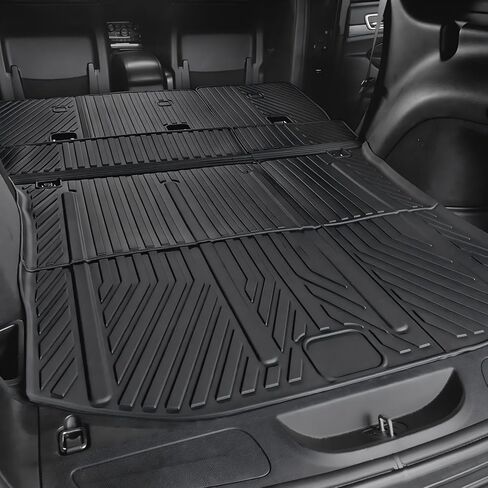 Cargo Mat for Jeep Grand Cherokee 2011-2022 (Not for WL), Full Coverage All Weather TPE Protector Cargo Mat with Backrest Mat Trunk Mat Cargo Liner for Jeep Grand Cherokee Accessories in Kuwait