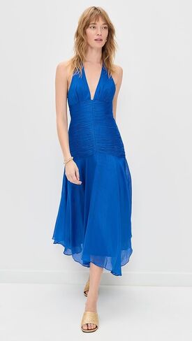 Amur Womens Lirielle Halter Dress in Saudi Arabia