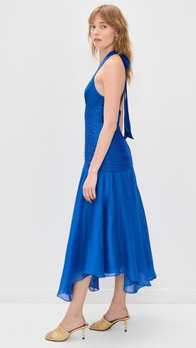 Amur Womens Lirielle Halter Dress in Saudi Arabia