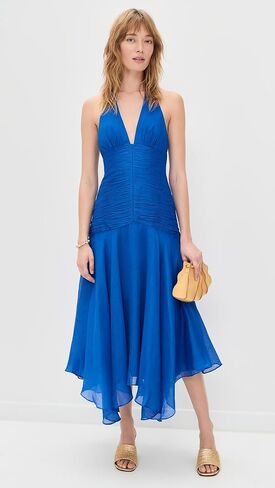 Amur Womens Lirielle Halter Dress in Saudi Arabia