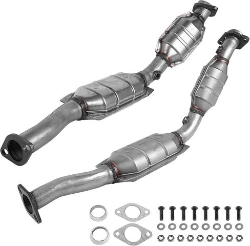 2Pcs Manifold Catalytic Converter Left Right 30383 30384 Compatible for Ford Crown Victoria Lincoln Town Car Mercury Grand Marquis 2003-2011 4.6L V8 Direct Replacement in Saudi Arabia