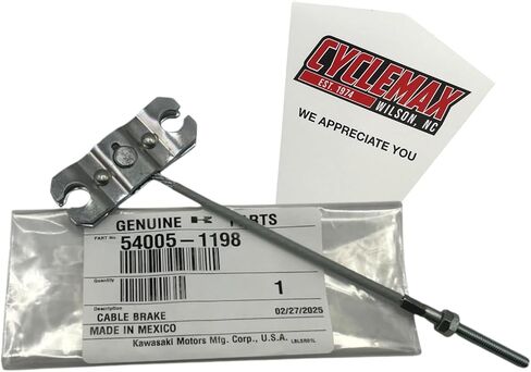 حزمة واحدة متوافقة مع Kawasaki 1999-24 MULE FRONT PARKING BRAKE CABLE 54005-1198 تحتوي على واحد 54005-1198 وقمع in Saudi Arabia