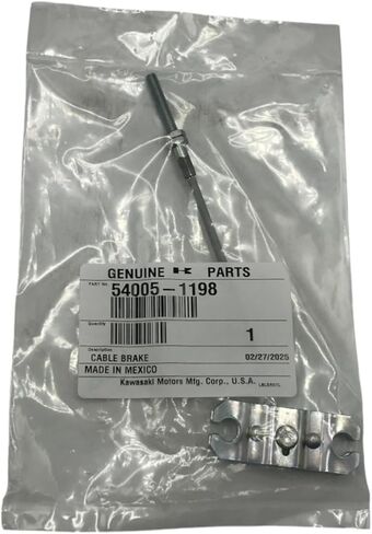 حزمة واحدة متوافقة مع Kawasaki 1999-24 MULE FRONT PARKING BRAKE CABLE 54005-1198 تحتوي على واحد 54005-1198 وقمع in Saudi Arabia
