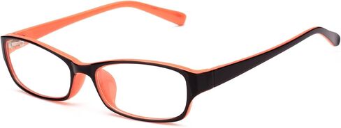 نظارات Agstum Kids الكلاسيكية بإطار بصري مستطيل للفتيات والأولاد، عدسات شفافة in Kuwait