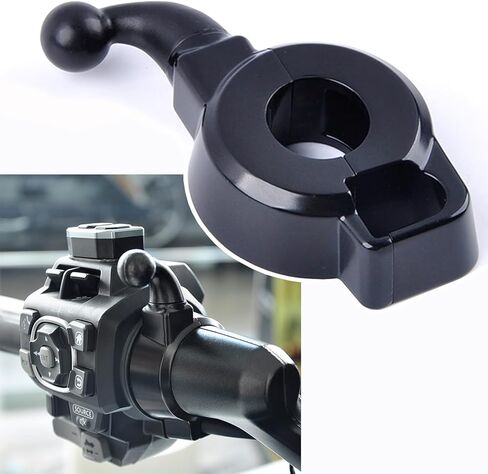 PANICAL Motorcycle for Honda Goldwing GL1800 F6B DCT 2018-2025 Left Handlebar 17mm 5/8 inch Ball Joint Bracket Compatible with Phone and Cup Holder (Left Ball Head Bracket) in Saudi Arabia