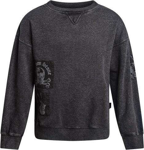 سويت شيرت Volcom Boys - سويت شيرت من الصوف الناعم ذو أداء جيد التهوية ورقبة دائرية كلاسيكية للأولاد in Saudi Arabia
