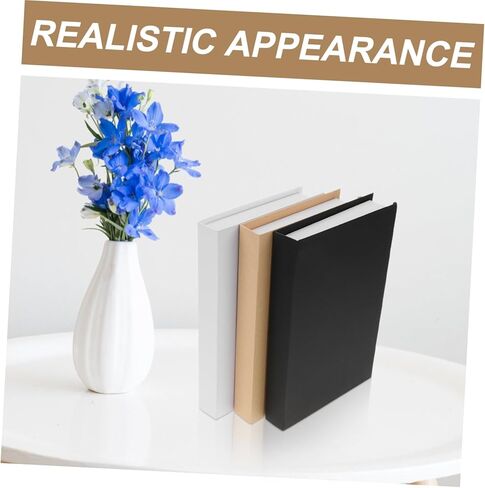 PRETYZOOM 3pcs Decorative Faux Book for Home Office Stylish Simulation Book Models for Shelf Decoration for Living Room Bedroom Shop Decor in Saudi Arabia
