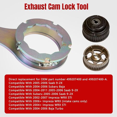 Intake Exhaust Cam Sprocket Install and Remove Wrench Holder Tool Kit Compatible With Subaru AVCS JDM And STD in Saudi Arabia