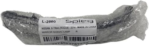 Spieg Passenger Side Mirror Turn Signal Lamp for 2014-2017 Nissan Rogue Chrome LED Right Blinker 26160-4BA0C 26160-4BA0A in Saudi Arabia