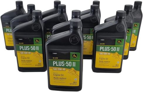 John Deere Original Equipment (12 PACK) 32oz. Plus-50 SAE 15W-40 - TY26674 in Saudi Arabia