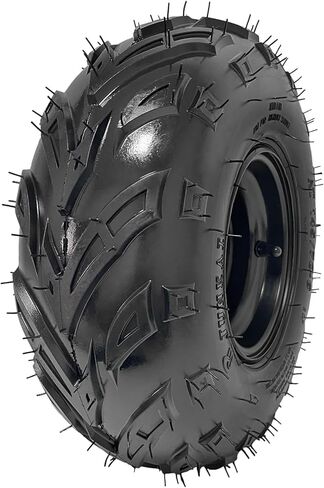 Set of 2 145/70-6 ATV Tires Wheels with Rims 3 Stud 145-70-6 Tubeless Tire for Go Kart ATV UTV Quad Bike 4 Wheelers Drift Trike Golf Cart Quad Buggy Dune Moped Lawn Mower Garden Tractor in Saudi Arabia