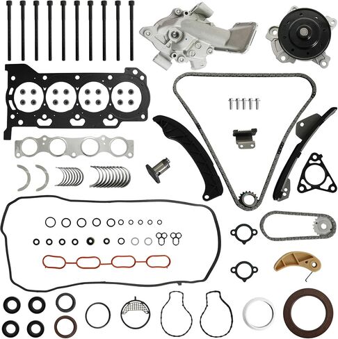 2ZR-FE 1.8L Timing Chain Kit Water Pump Cylinder Head Gasket Bolt Set Bearing Fit For Toyota Corolla Matrix Scion XD Pontiac Vibe 2008-2019,HS26515PT,ES72434,9-4220S,9-4220,AW6351,170-7480 in Saudi Arabia