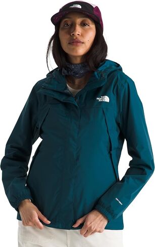 The North Face Women's Antora Jacket (Standard & Plus Size) - Waterproof & Windproof Rain Coat, Secure Zip Hand Pockets, Cedar, X-Large in Saudi Arabia