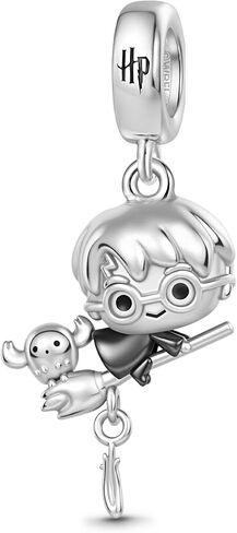 GNOCE Harry Potter Riding A Broom Pendant Dangle Charm Bracelet for Women, S925 Sterling Silver Dangle Charms for Women Wife, Valentine‘s Day, Mother’s Day Jewelry in Saudi Arabia