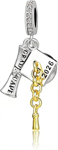 Graduation Charm Bead Compatible with Pandora Bracelet Women in Saudi Arabia