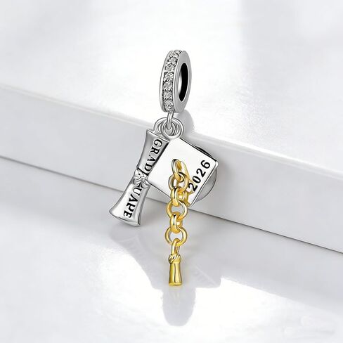 Graduation Charm Bead Compatible with Pandora Bracelet Women in Saudi Arabia