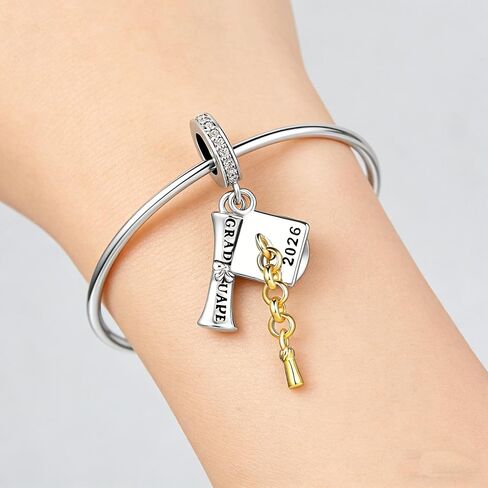 Graduation Charm Bead Compatible with Pandora Bracelet Women in Saudi Arabia