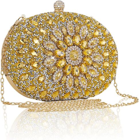 Clutch Purses for Women Formal Evening Bag with Chain Wedding Party Purses Bride Clutch Cocktail for Prom in Kuwait