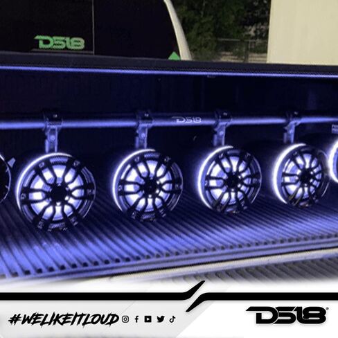 أنبوب تركيب سرير الشاحنة DS18 PU-Tube - مثالي لتركيب الأبراج/القرون عند الالتقاط والشاحنة (أبيض) in Saudi Arabia