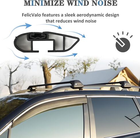 قضبان متقاطعة لرف السقف قابلة للقفل تناسب سوبارو كروستريك 2018-2025، قضبان عرضية من الألومنيوم شديدة التحمل بوزن 220 رطلًا لرحلات الطرق ونقل البضائع in Kuwait