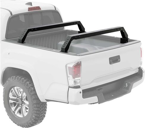 Truck Bed Ladder Rack W/2 Cross Bars Cargo Carrier Truck Back Ladder Rack Compatible with 2014-2023 Toyota Tundra, 2005-2023 Toyota Tacoma in Saudi Arabia