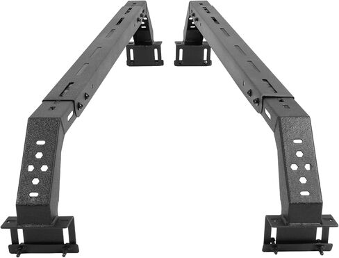 Truck Bed Ladder Rack W/2 Cross Bars Cargo Carrier Truck Back Ladder Rack Compatible with 2014-2023 Toyota Tundra, 2005-2023 Toyota Tacoma in Saudi Arabia