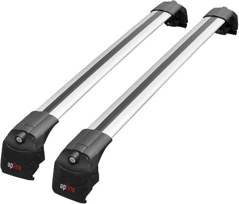 Compatible with Audi Q3 (F3) 2019-2025 ACE-2 Type Car Roof Rack Cross Bar Grey Aluminium Bars in Saudi Arabia